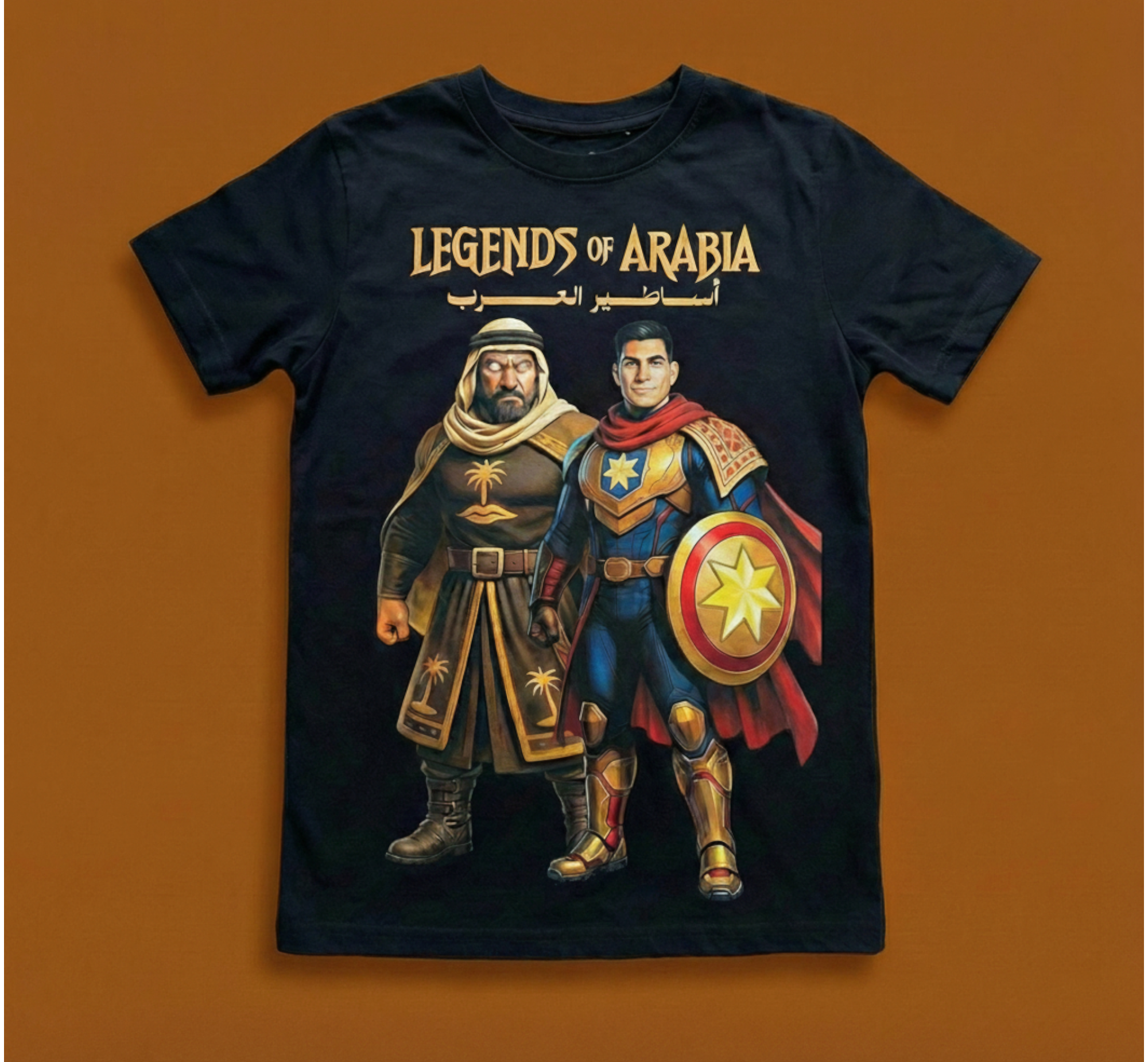 Captain Jordan & Sand Man T-shirt