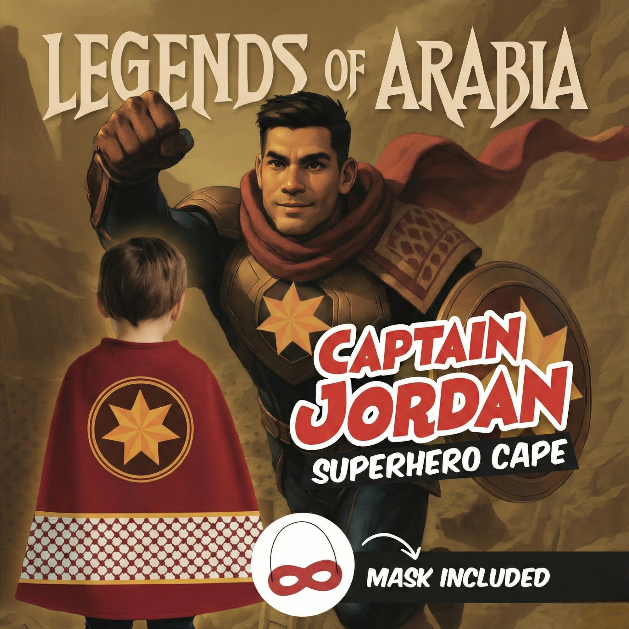 Captain Jordan Cape + mask